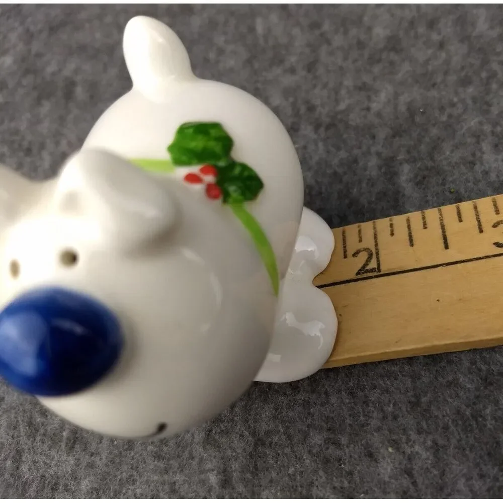 Ziggy & Fuzz Ceramic Salt & Pepper Shakers 1970s‎ Christmas Tom Wilson Japan VTG